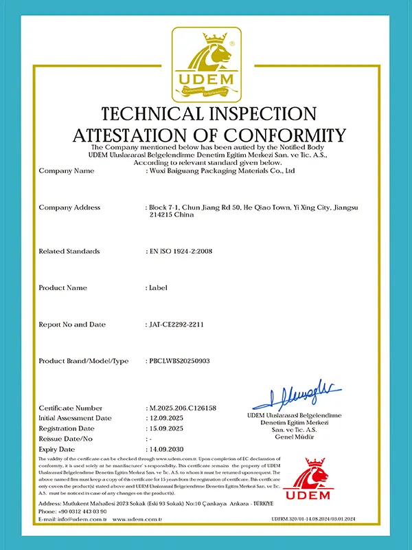 Technical Inspectionattestation Of Conformity