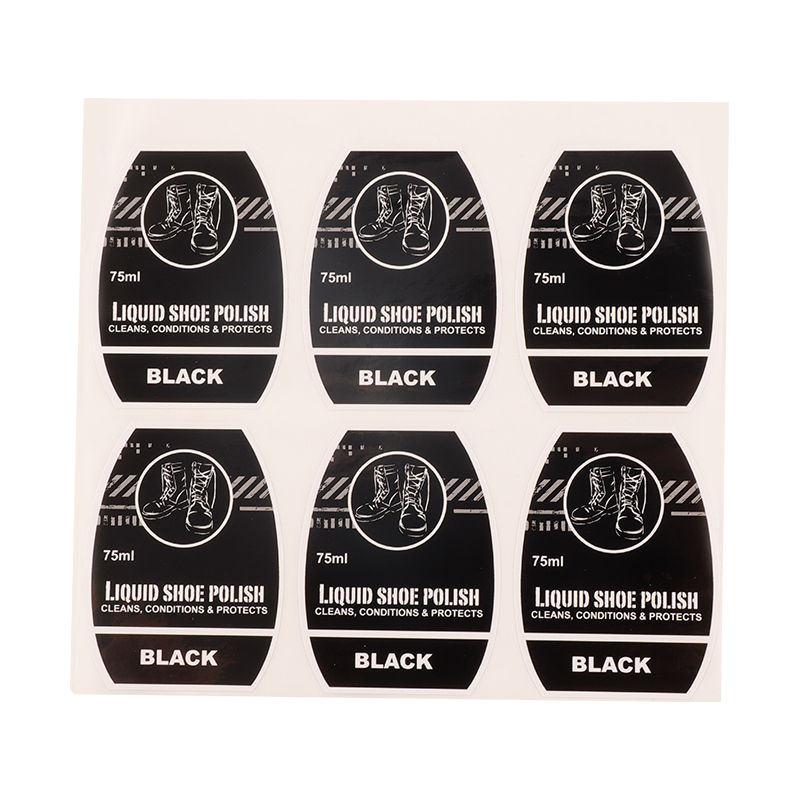 High Quality PP & PE Customized Waterproof Oil-resistant Packaging Labels Durable Labels for Shoe Polish