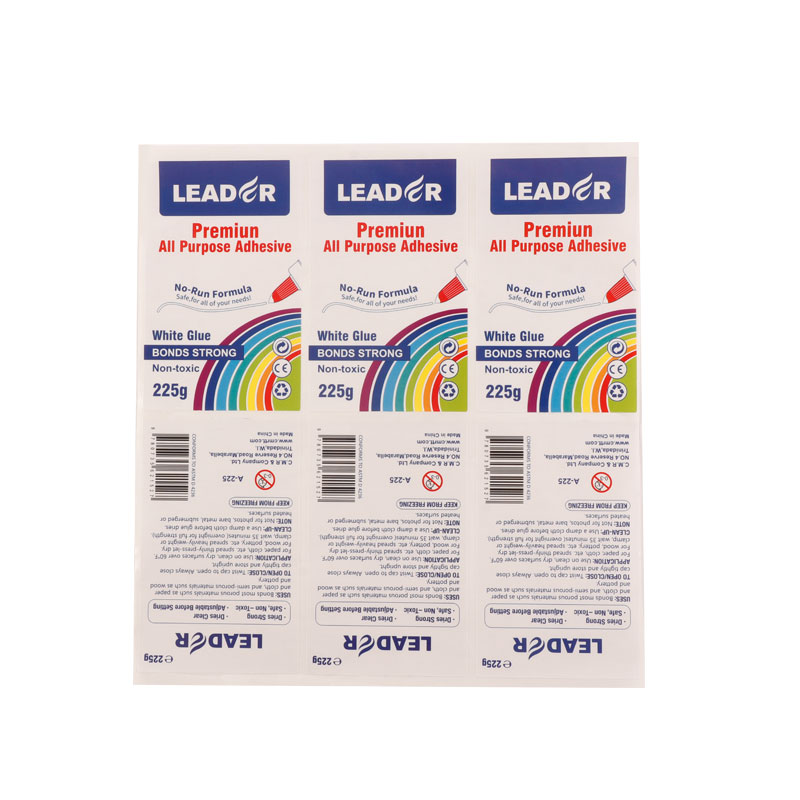 Coated Paper Children School Stationery Custom Sticker Waterproof Personalized Scratch-off Labels