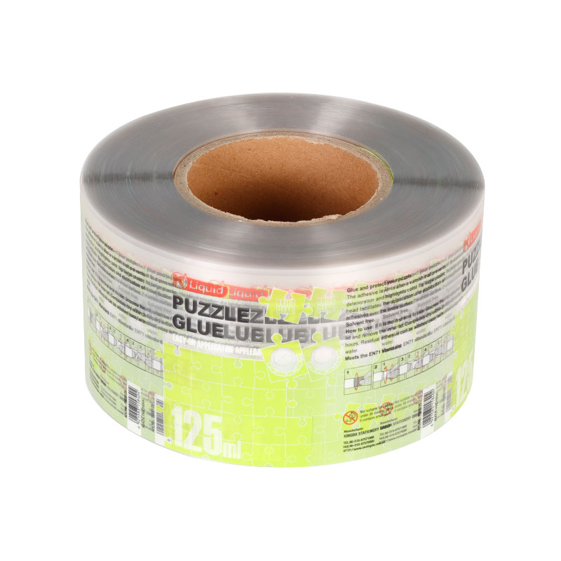 Custom Logo Printing Labels Roll Transparent Waterproof Adhesive BOPP Fade-resistant Sticker Packaging