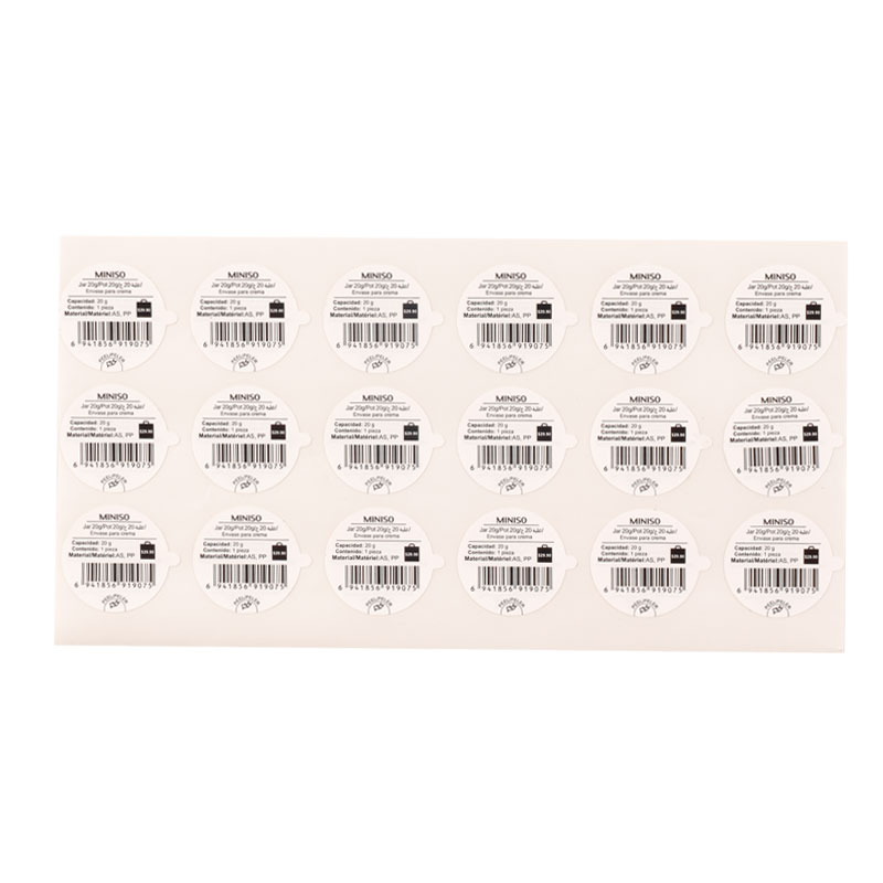 Multi-language Adhesive Packaging Label Print Service PP Customized Waterproof Cosmetic Labels for Skincare Bottle