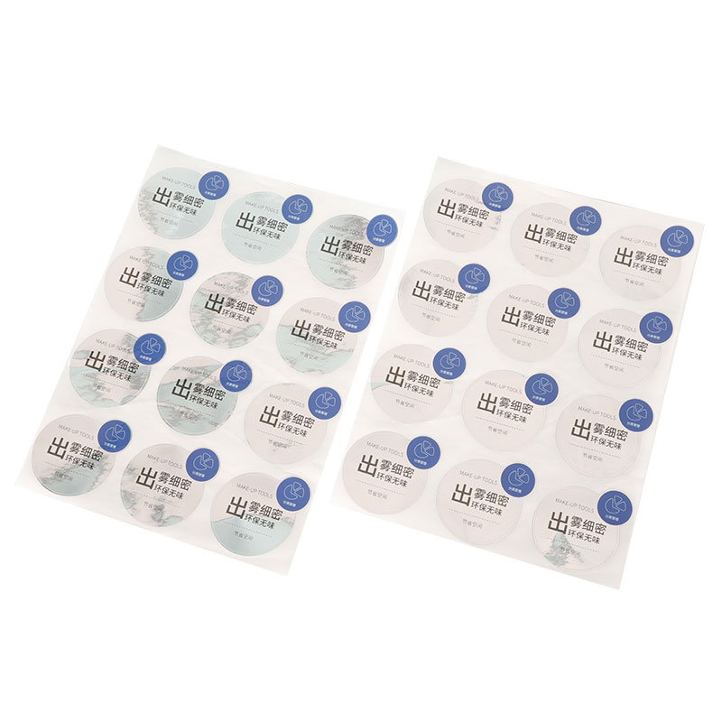 Eco Friendly Low MOQ Custom Printed Cosmetic BOPP Waterproof Lotion Bottle Packaging Sticker Labels for Skincare