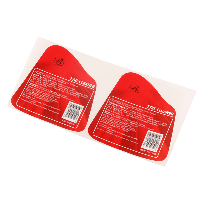 Low Moq Custom Self Adhesive Printing Waterproof Sticker Die Cut Metallic Hot Stamping Gold Foil Labels