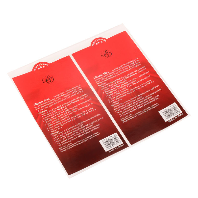 China Label Unique Printing Waterproof Adhesive Vinyl Stickers UV Printed Premium Packaging Labels