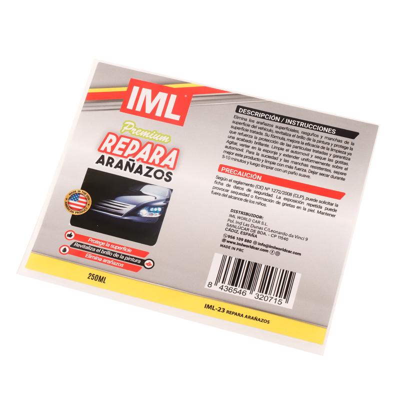 Wholesale Custom Brand Low MOQ Waterproof Chemical Resistant Adhesive Label Sticker Packaging Labels