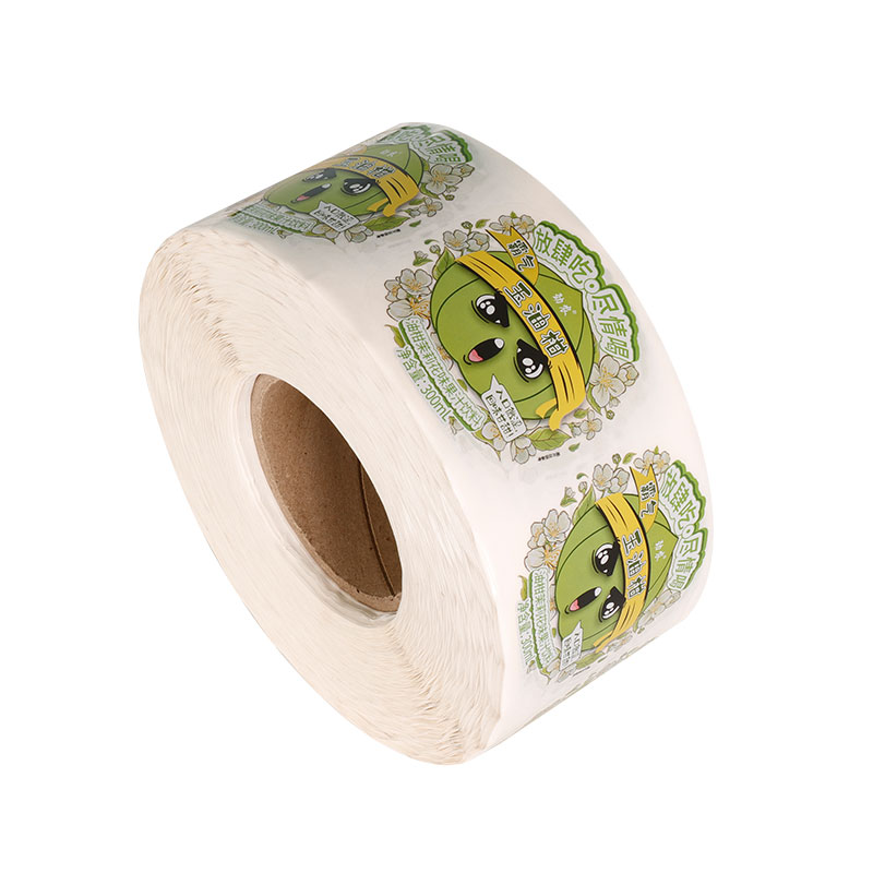 Beverage Packaging Bottle Label Glossy Lamination Polish Self-Adhesive Custom Embossed Drink Roll Labels Stickers