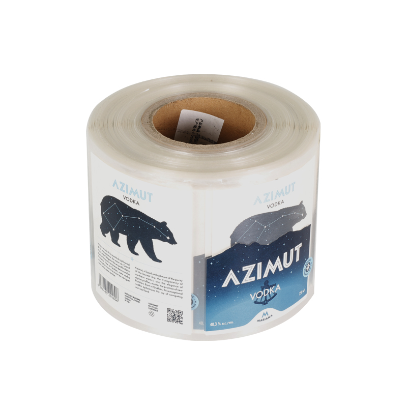 Custom Sticker 12 OZ 330ml Water-Proof Personalized Printing Glossy Craft Beer Glass Bottles Cans Labels for Wine