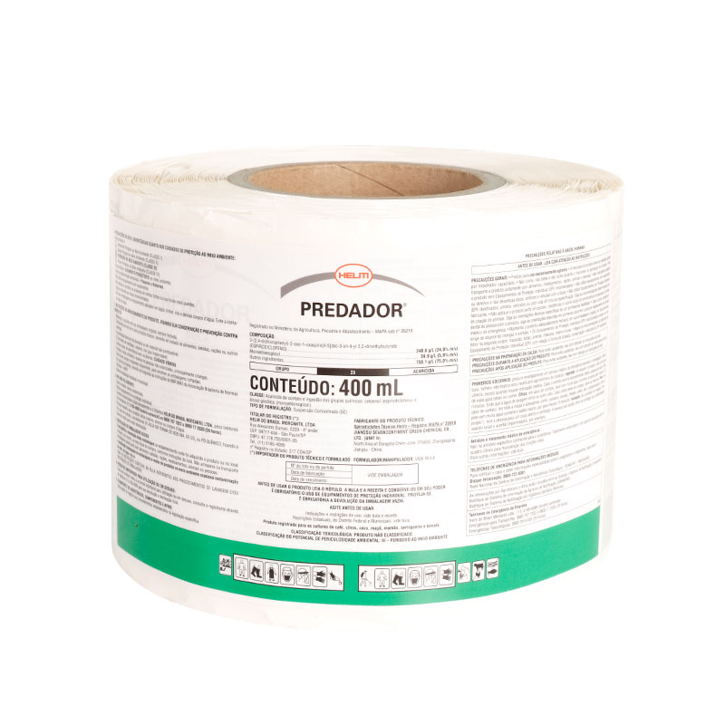 Chemical-Resistant Re-Peelable Booklet Label Tear-Resistant PP Waterproof Labels for Agricultural Chemicals