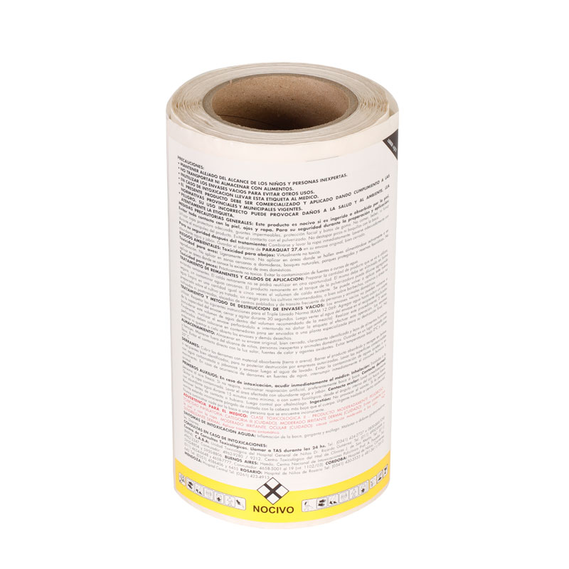 Customizable Pesticide Label Durable Chemical-Resistant Multi-layer Agricultural Packaging Labels