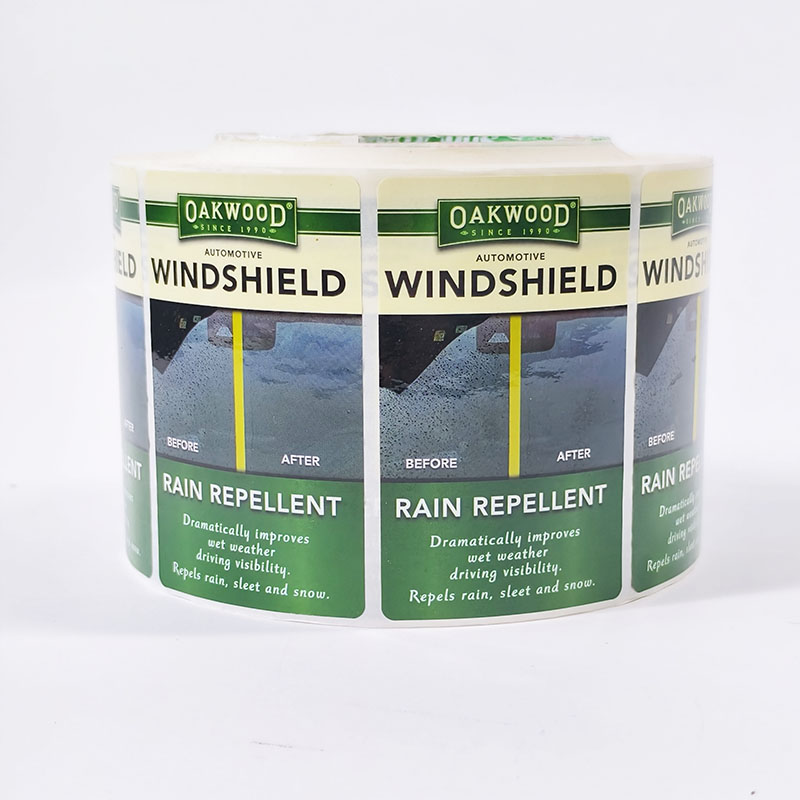 PP Synthetic Paper Cars Label Self-adhesive Waterproof Glossy Lamination Printing Gold Foil Car Shampoo Labels