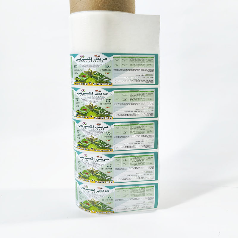 PP Film Synthetic Paper Labels Self-adhesive Waterproof Pesticide Roll Paper Custom Printing Logo Label Stickers