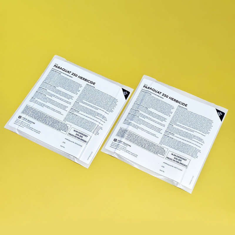 Custom Waterproof Durable Gloss Lamination Finish Vinyl Multi Layer Labels Folding Booklet Bottle Label
