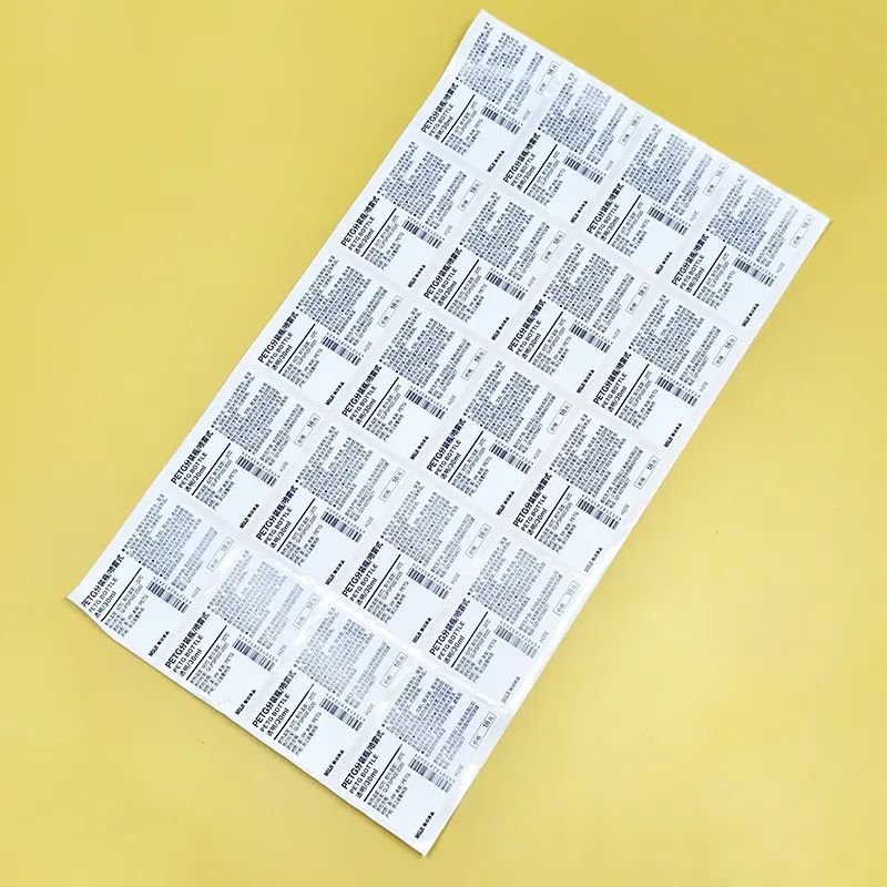 Waterproof Personal Custom Cosmetics Stickers Vanish Vinyl Refill Bottle Label Roll Packaging Labels for Travel