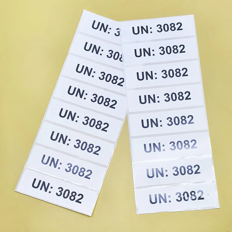 Synthetic Paper White Coated Adhesive Paper Labels Custom Printing Thermal Transfer Blank Label Sticker Roll