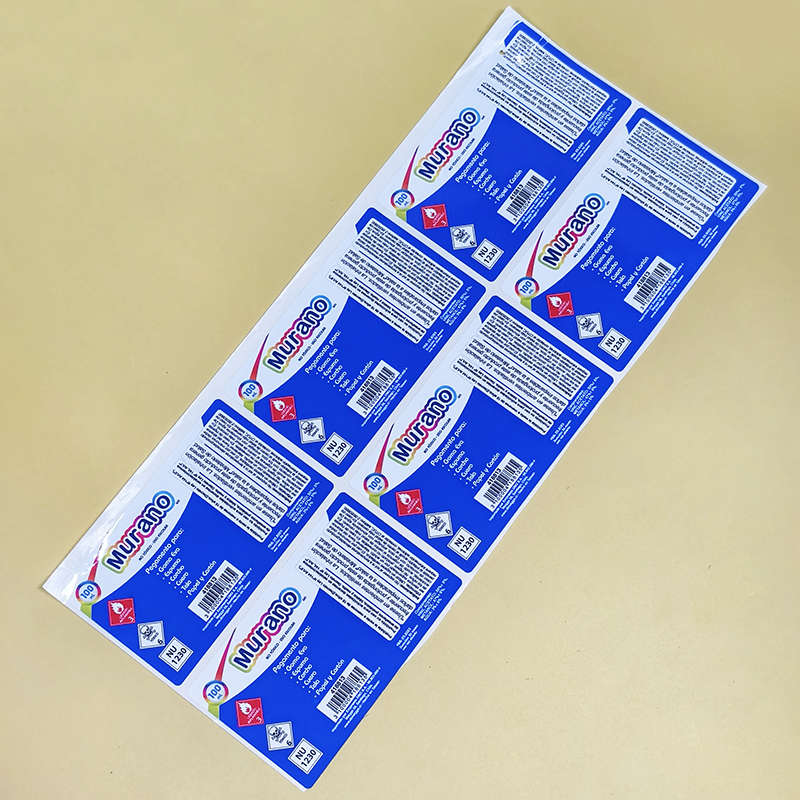 Custom Printed Logo Adhesive Stationery Labels Vinyl Waterproof Vanish Sticker Printing Roll Colorful Labels