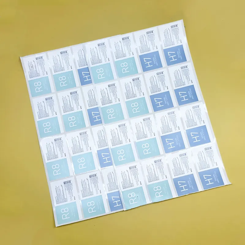 Custom Printed Shampoo Label Waterproof Low Temperature Resistant Printing Gloss Lamination Bottle Labels