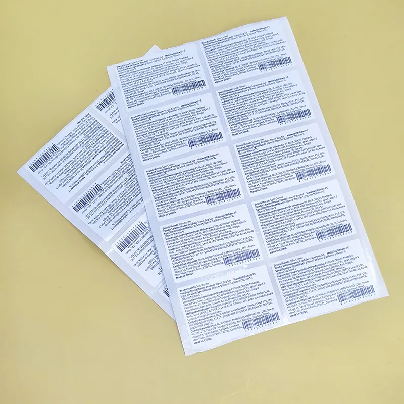 4 X6 Direct Blank Color Thermal Label Barcode Waterproof Removable Synthetic Paper Self Adhesive Multi-language Labels
