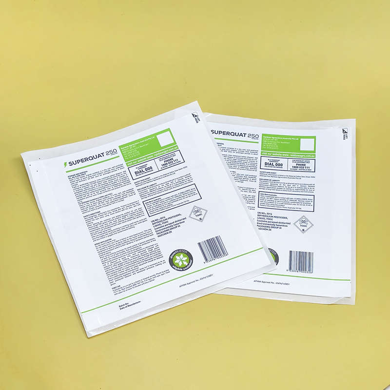 Custom Adhesive Multilayer Waterproof Labels Booklet Folding Double Sided Fanfold Agriculture Label for Pesticide